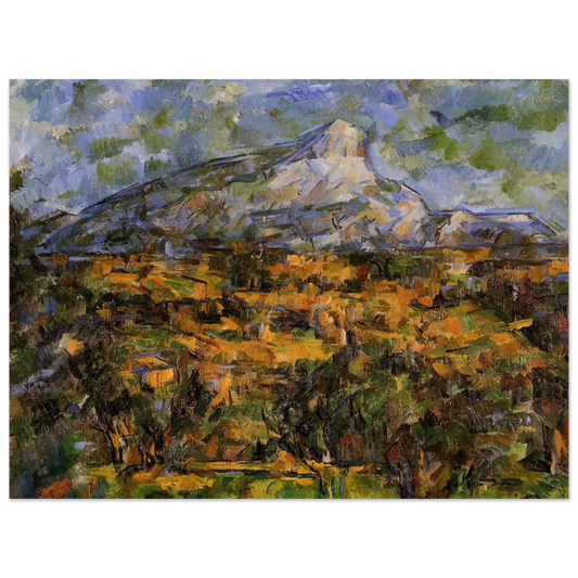 Mont Sainte-Victoire Seen From Les Lauves by Paul Cézanne – art poster, view 2