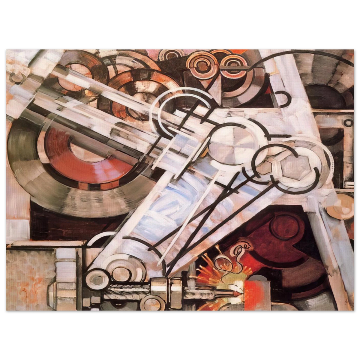 Drill by Frantisek Kupka – art poster