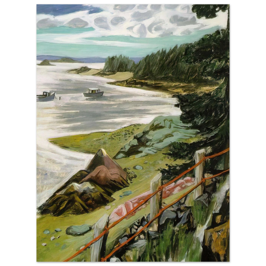 Red Cables by Fairfield Porter (1940) – art poster, view 2