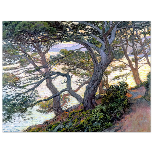 Pines Of Rayol by Theo van Rysselberghe (1912) – art poster, view 2