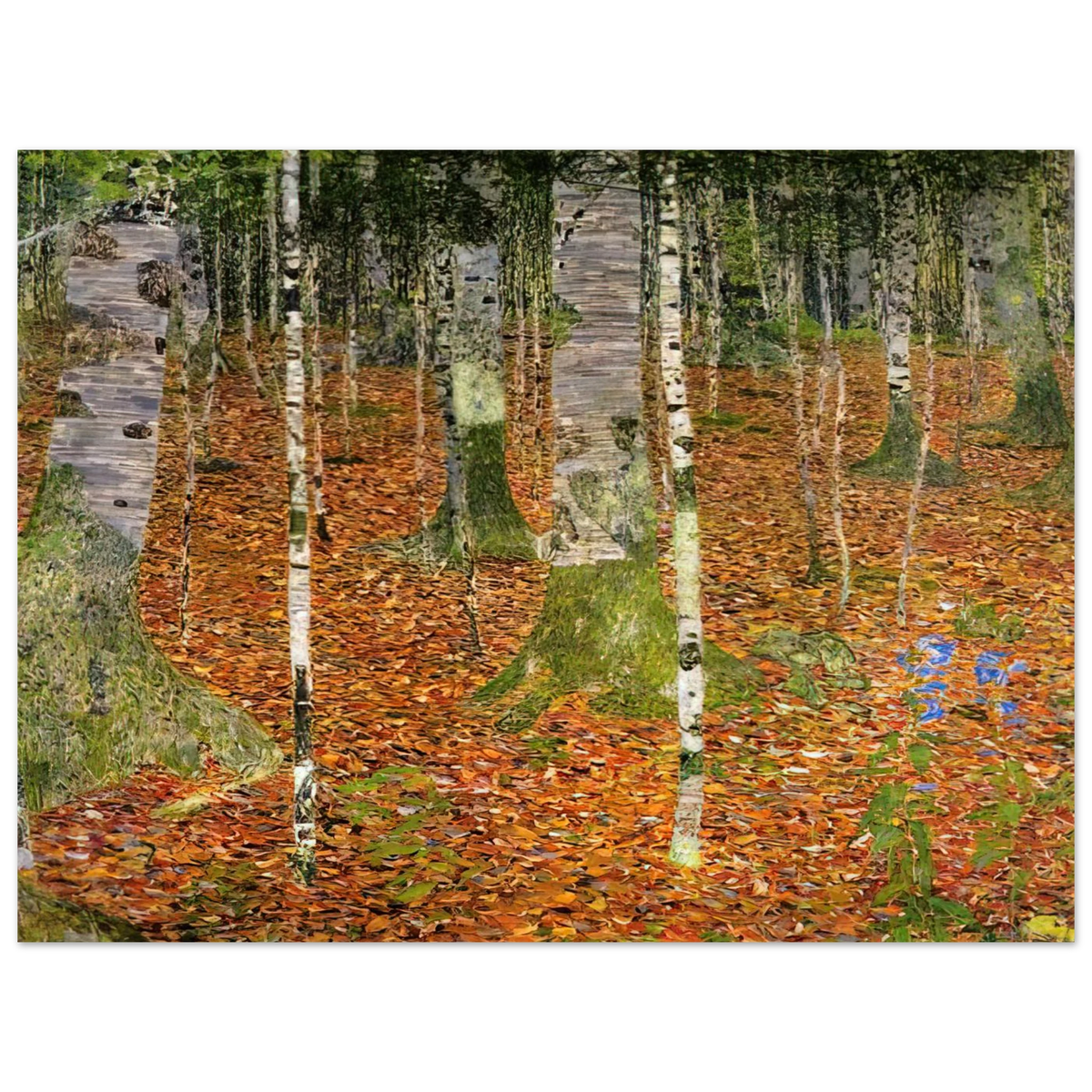 Farmhouse With Birch Trees by Gustav Klimt (1903) – art poster, view 2