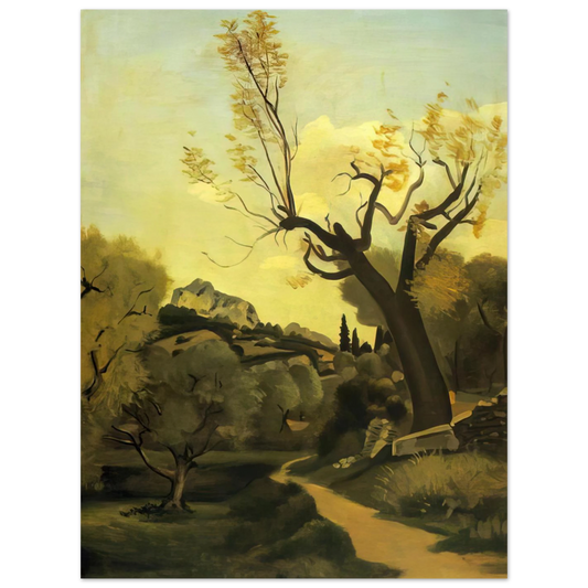 The Road And The Tree by Andre Derain – art poster
